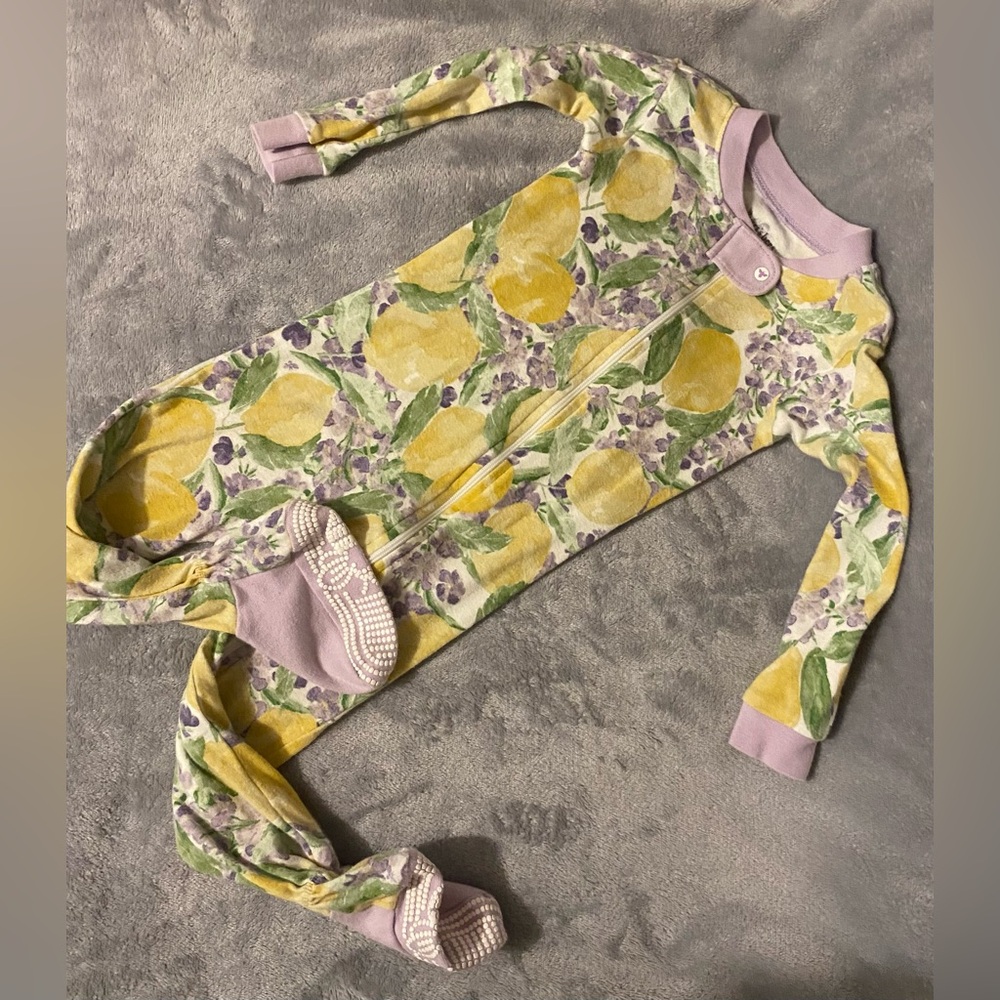 Burt's Bees Baby One-Piece with Lemons